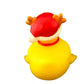 3' Christmas Reindeer Rubber Duck [Floats Upright] - Baby Safe Bathtub Bathing Toy