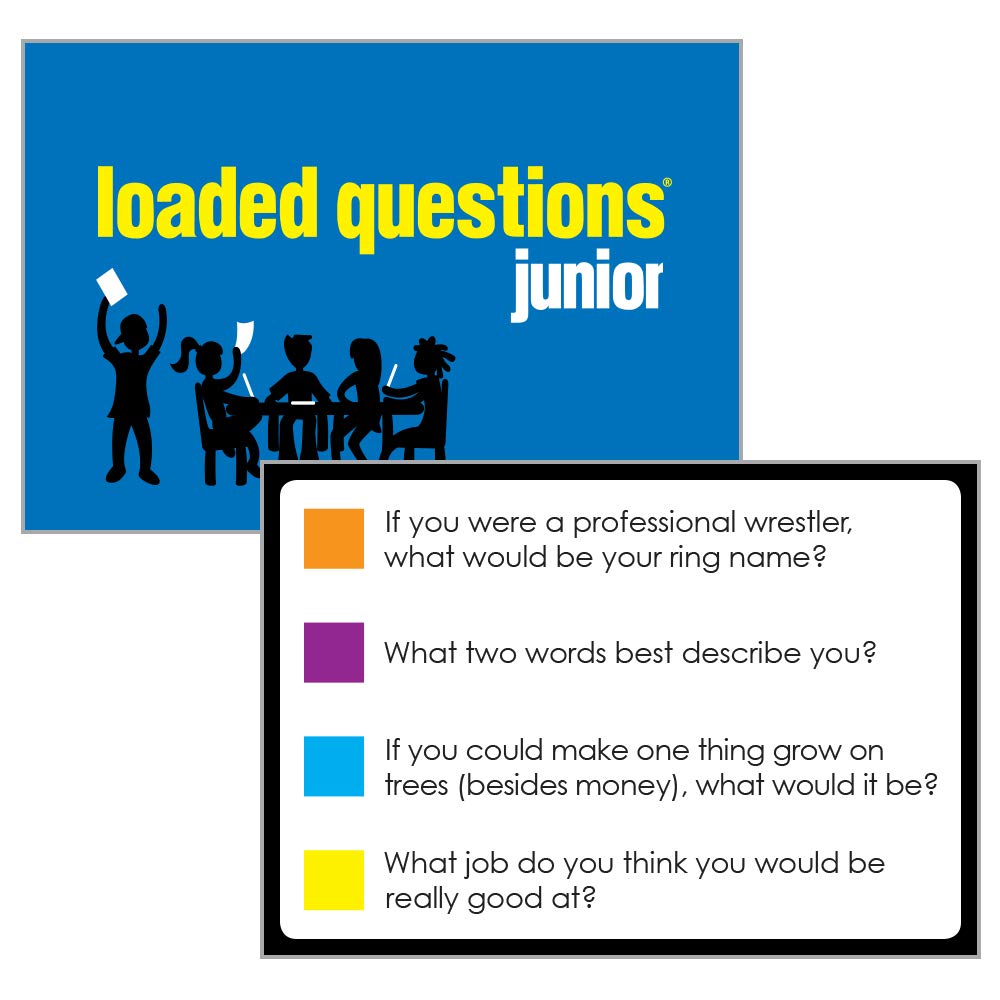 All Things Equal: Loaded Questions Juinor  Card Game  the Classic Game of 'Who Said What'  4 to 6 Players  for Ages 6 and up