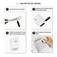 Miseyo Dashed Handwriting Lines Practice Roller Stamp (White)