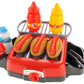 Hot Dog Roller Grill Play Set - Electric Stove Toy With Light & Sound | Pretend Play Kitchen Appliance For Kids | Fun Barbecue F