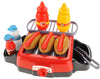 Hot Dog Roller Grill Play Set - Electric Stove Toy With Light & Sound | Pretend Play Kitchen Appliance For Kids | Fun Barbecue F
