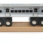 MUNI PALS Munipals Long Island Rail Road Wooden Railway M7 2-car Set-Child Safe and Tested Wood Toy Train
