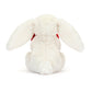 Jellycat Bashful Red Love Heart Bunny Stuffed Animal, Small 7 Inches | Rabbit & Bunny Plush Toy | Classic Children'S Gift | Vale