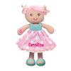 DIBSIES Personalized Hearts & Bows Snuggle Doll - 11 Inch