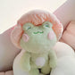 Frog Plush Toys, 10'' Cute Frog With Pink Mushroom Hat Stuffed Animals, Kawaii Plushies Gift For Kids Girls Adults Valentines Bi