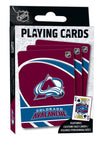 MasterPieces NHL Colorado Avalanche Playing Cards - Official Card Deck for Family, Adults & Kids - Team Color, Cardstock, Model COA3100