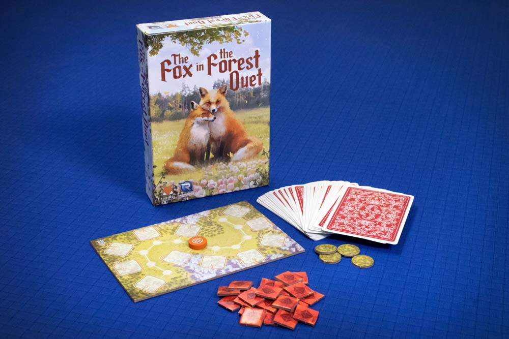 Renegade Game Studios Fox in the Forest Duet Card Game for 2 Players, Cooperative Trick-Taking, Brown, 4.5"x6.5"x1.25", Model RGS