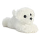 Aurora Mini Flopsie Snowball Stuffed Animal - 8" White Plush Toy for Kids & Adults - Model 31371