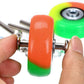 OwnMy Luggage Replacement Wheels Set, 50mm Colorful Rubber Swivel Casters, 4 Pack, Model TL