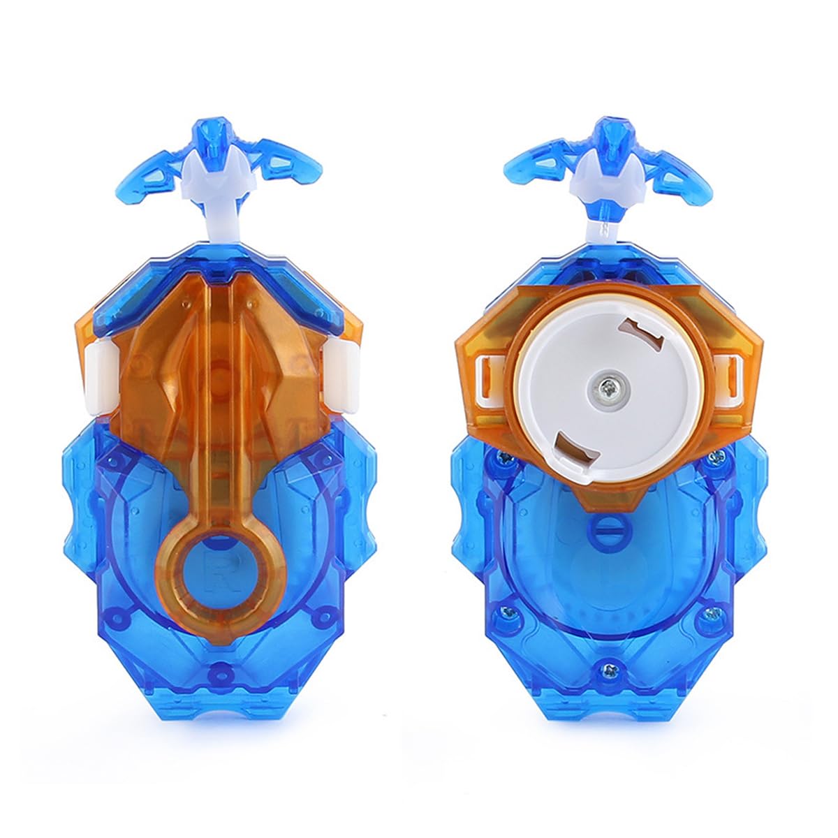 Esste Launcher And Grip, Battling Tops Burst B-184 Custom Bey Launcher Lr Left Right Spin Db Layer System (Blue Set)