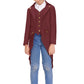 Halloween Boys Medieval Wily Wonk Renaissance Steampunk Jacket Retro Gothic Tailcoat Burgundy 4 Years