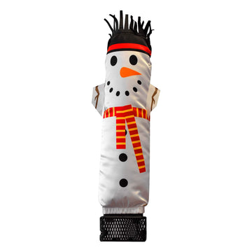 Lookourway Air Dancers Mini Inflatable Tube Man Set - 29' Wacky Waving Inflatable Tube Guy With Blower For Desktop Advertising - Christmas Snowman
