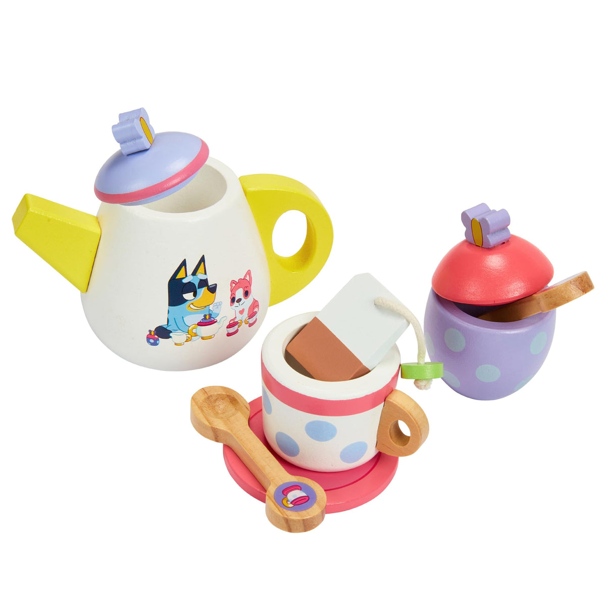 Bluey Wooden Tea Party Set
