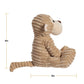 Apricot Lamb Toys Plush Corduroy Monkey Stuffed Animal Soft Cuddly Perfect For Child (Corduroy Monkey 8.5 Inches)