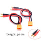 FLY RC 2 Pack XT90 Charging Cable XT90 to 4.0mm Banana Connector Adapter Charger Wire 30cm 11.8inch 12awg Lipo Battery Charge Le