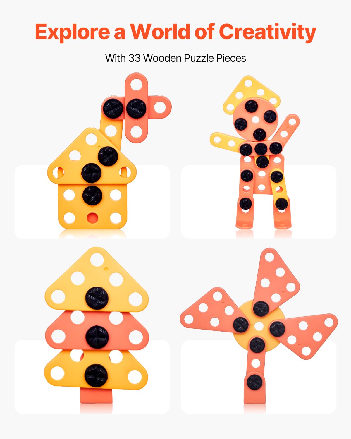 VEVOR Kids Workbench, 181 pcs, Kids Tool Bench with Realistic Tools and Electric Drill, Pretend Play Construction Workbench Toys