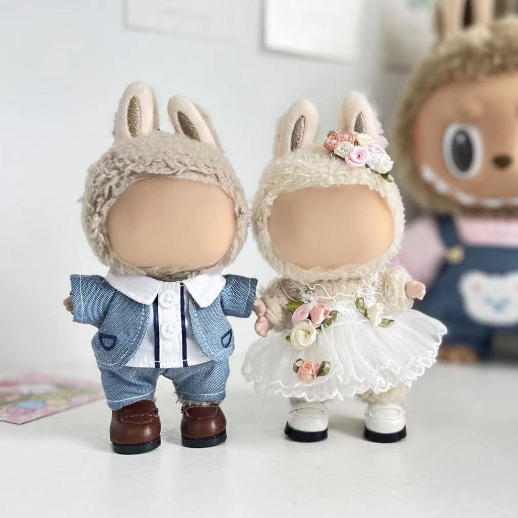 17cm Doll Clothes - Kawaii clouth for 17cm Dolls, Cute Doll Outfit with Accessories