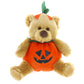 Plushland Halloween Plush Stuffed Animal Teddy Bear In Pumpkin Costume- Soft Toy - Gifts For Kids - 9 Inches