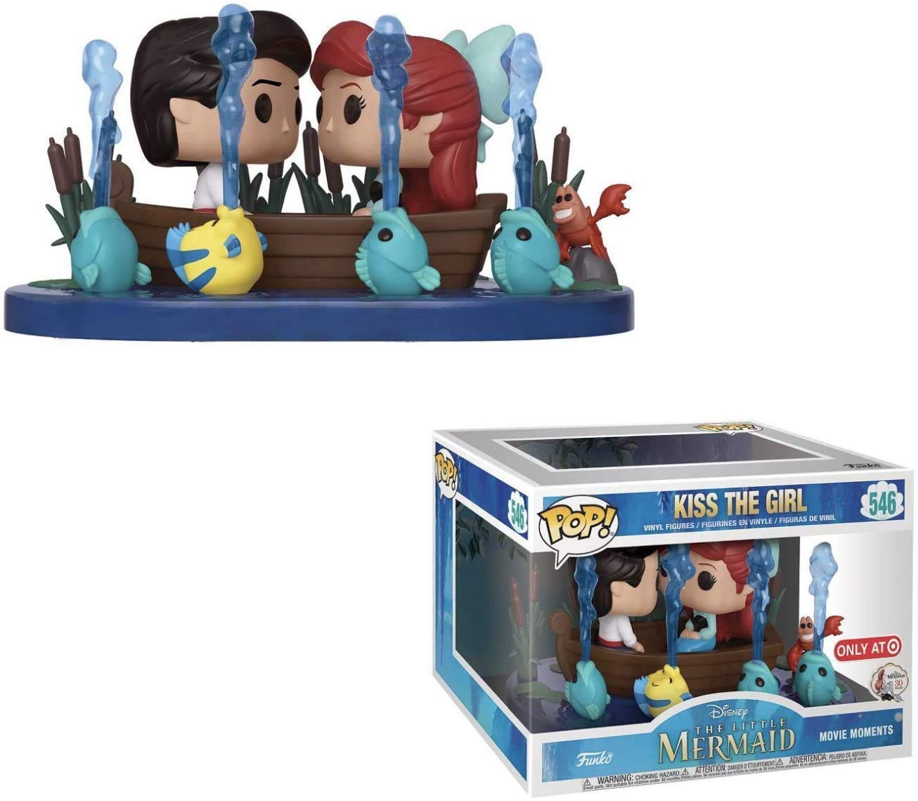 Funko Pop! Exclusive Movie Moments: The Little Mermaid - Kiss The Girl (Sdcc Debut)