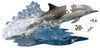 Madd Capp Puzzles Jr. - I Am Lil Dolphin - 100 Pieces - Animal Shaped Jigsaw Puzzle