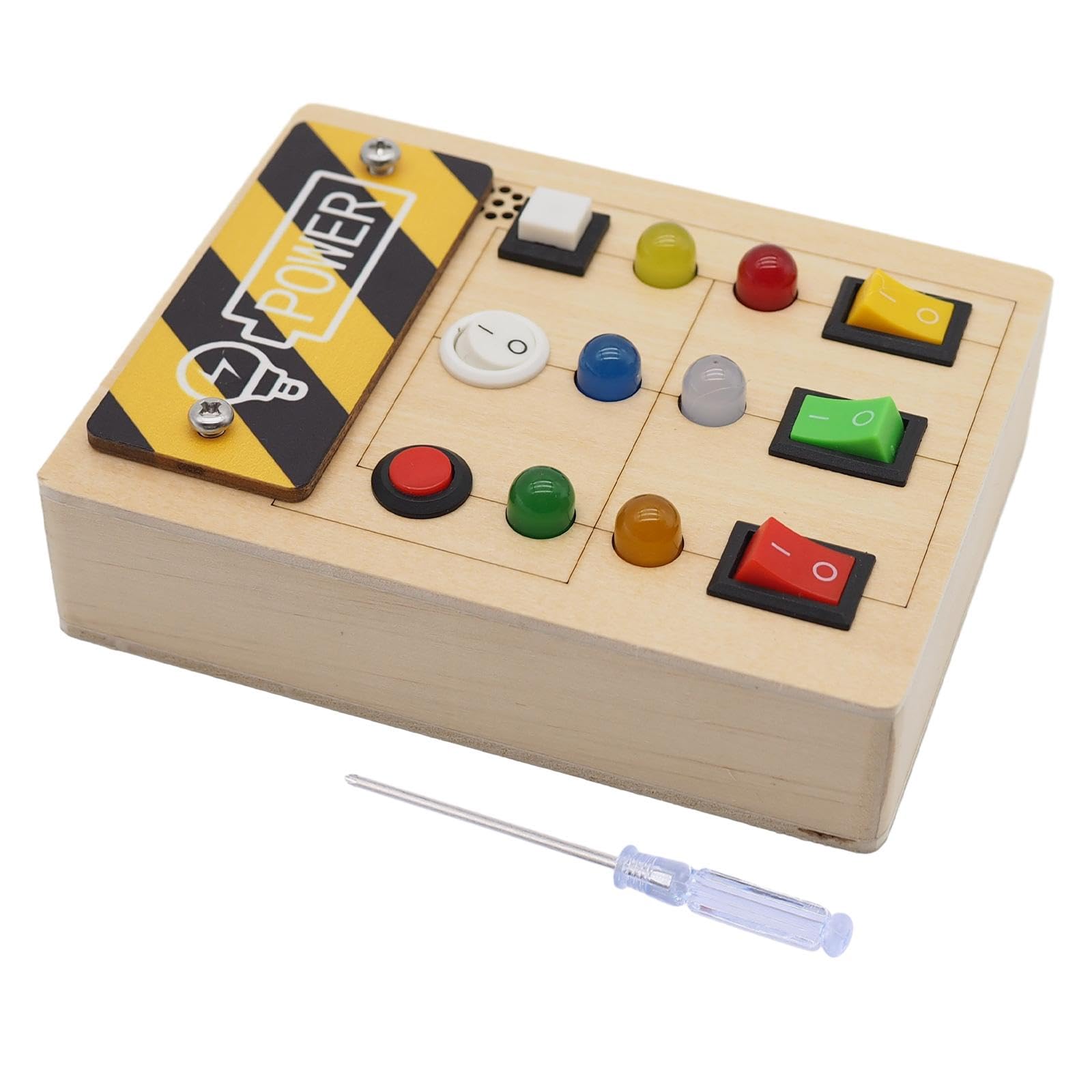 Trendivibe Busy Board Role Play With Light Switch For Preschool Kindergarten Activities With Screwdriver| Baby Learning Toy | In