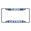 FANMATS NCAA University of Florida Gators Chrome License Plate Frame, 6.25x12.25