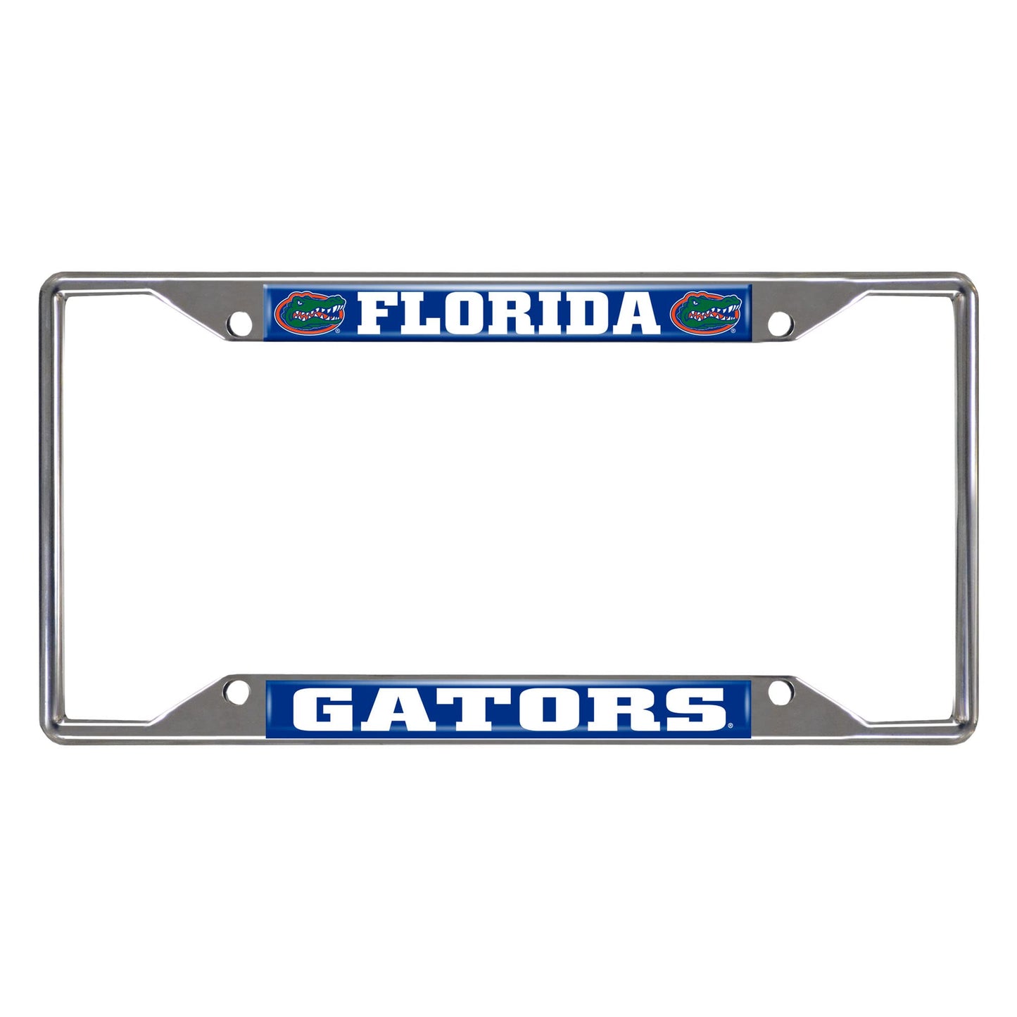 FANMATS NCAA University of Florida Gators Chrome License Plate Frame, 6.25x12.25