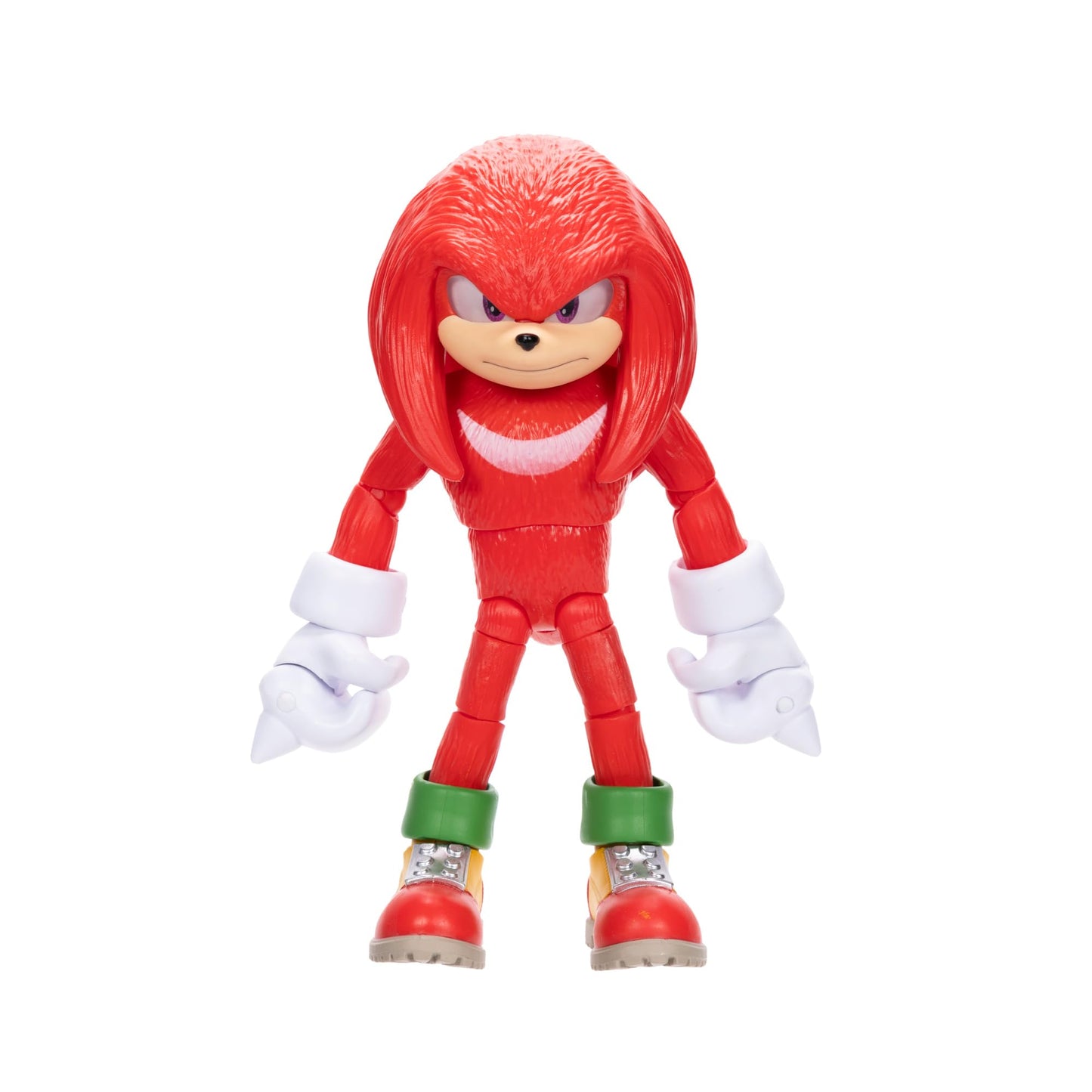 Sonic The Hedgehog Sonic 3 Movie Action Figures 5-Inch Knuckles Collector Toy Figure, Highly Articulated For Boys Girls - Offici