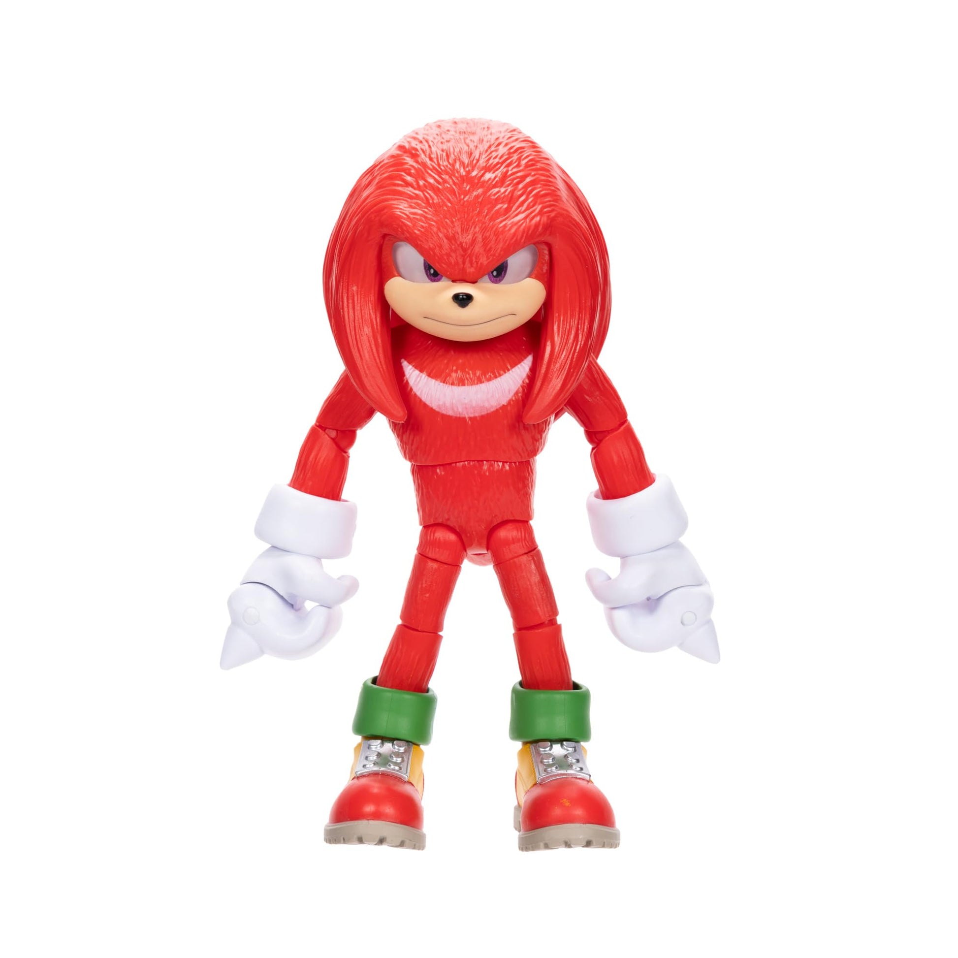 Sonic The Hedgehog Sonic 3 Movie Action Figures 5-Inch Knuckles Collector Toy Figure, Highly Articulated For Boys Girls - Offici