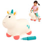 B. - Ride-On Unicorn Bouncer - Bouncy Animal Toy - Inflatable Hopper & Air Pump - Bouncing & Active Play - 18 Months + - Bouncy 