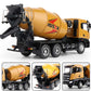 Gemini&Genius Construction Vehicle Cement Truck Toy For Kids, Heavy Duty Cement Mixer Truck For Pretend Play, 1/50 Scale Diecast