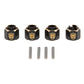 MEUS RACING TRX4M Brass Wheel Spacer 6mm(+2mm) Hex Extension Adapter for Redcat Ascent-18 TRX4M Defender Bronco K10 F150 1/18 RC