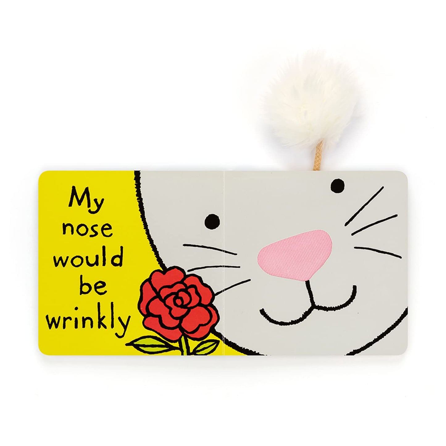 Jellycat If I Were a Bunny: Beige Touch and Feel Baby Board Book, 6 Inches - Perfect Children's Gift for Newborns and Toddlers
