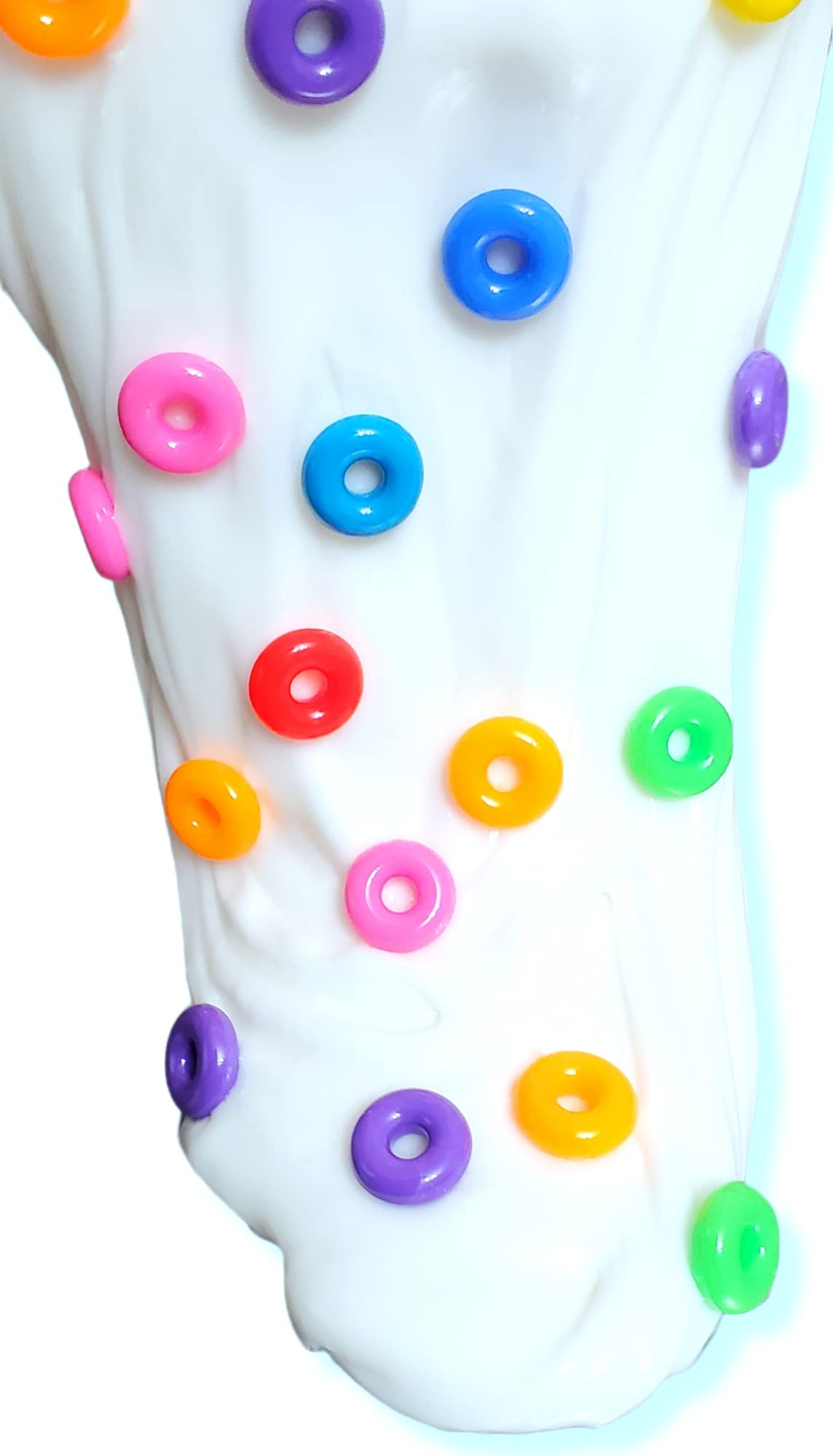 Frooty Loops Cereal Milk Handmade Thick & Glossy Slime 4Oz - Hoshimi Slimes