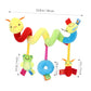 ifundom Car Seat Toys, Toys for Car Seat Crib Mobile Bed Around Rattle Bell Cartoon Insect Stroller Hanging Stuffed Wrap Spiral