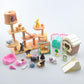 iselyn Cat Playset - 48Pcs Realistic Toy Figures & Accessories for Kids - Multicolor Educational Gift for Toddlers and Boys/Girls