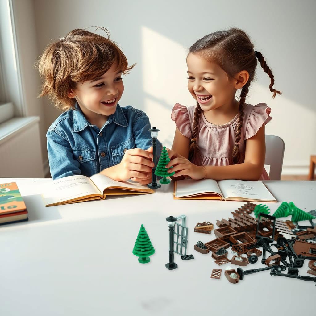 Door Street Lamp Bricks Accessories Toys City House Parts Garden Classic Road Light Building Block Creative Diy Construction