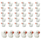 Pack Of 36 Tiny Ducks Little Plastic Duck Mini Resin Ducks For Garden Decorations, Dollhouse Miniatures, Crafts Ornaments(White)