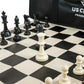 U.S. Chess Supreme Triple Weighted Chess Set Combo (Black)