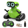 HONGCA Kids Robot Toys, Rechargeable Remote Control Robot Toy with Touch Sense Recording Programming Music LED Eyes Dance Moves 