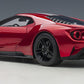 2017 Ford Gt Liquid Red Metallic With Silver Stripes 1/12 Model Car By Autoart 12106
