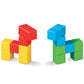 Geomag Magicube - 16 Cubes -Magnetic Construction For Children - Green Collection - 100% Recycled Plastic Educational Toys