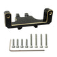 HOPLEX RC Servo Mount Bracket Brass Steering Servo Mount Bracket for ES08MA II Servo Upgrade Parts for Axial SCX24 RC Car Crawle