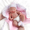 Babeside Lifelike Reborn Baby Dolls Silicone Full Body - Girl 12 Inch - Soft Body Flexible Limbs Realistic Real Life Baby Dolls With Accessories For 3+ Years Old Girls Boys Gift