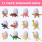 Dino Eggs Dig Kit, 12 Pack Dinosaur Eggs Excavation Science Experiments Kits For Kids 4-12, Easter Basket / Stocking Stuffers, Toys For 3+ 4 5 6 7 8 9 10 Year Old Boys Girl