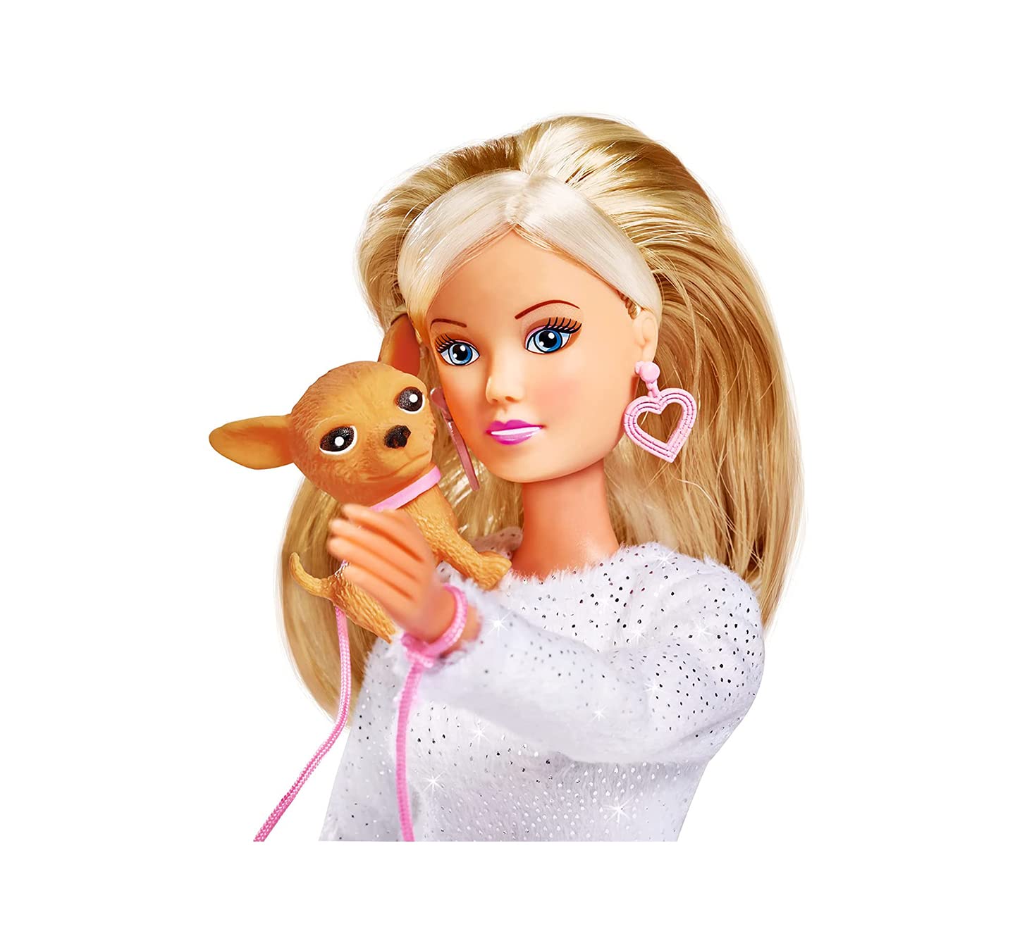 Simba Steffi Love Steffi Love Doll, Chic Walk, Accessories Include, Steffi, 1 Dog And 1 Handbag, Great For Imaginative Play, For Ages 3 And Up