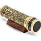 RII Handcrafted Giant Etched Brass Lacquered Kaleidoscope, Oil Object Chamber Classic Kaleidoscope-Unique Gift Ideas for Someone