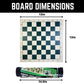 Getorium Tournament Chess Set: Portable And Professional Set With Travel Portable Plastic Tube Roll. Plastic Staunton Chess Piec