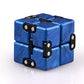 Liangcuber Qy Infinity Cube Fidget Toy Best For Stress And Anxiety Relief Hand Killing Time Transform Cubes Qy Speed Cube (Sapph