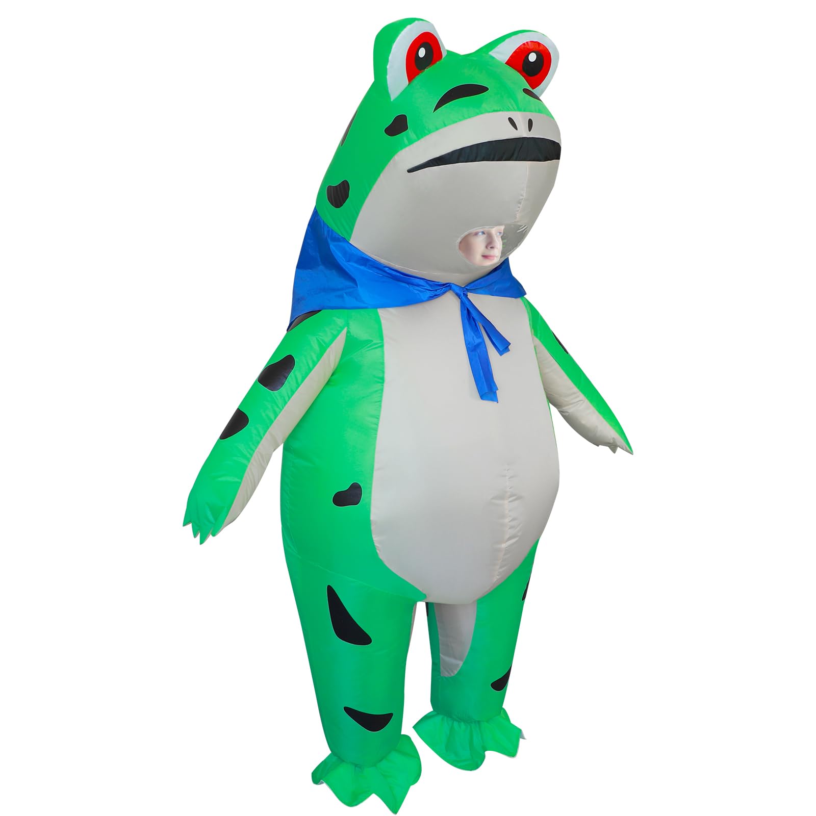 Stegosaurus Inflatable Frog Costume For Kids Halloween Cute Animal Costumes Funny Blow Up Suit For Boys Girls Cosplay Party